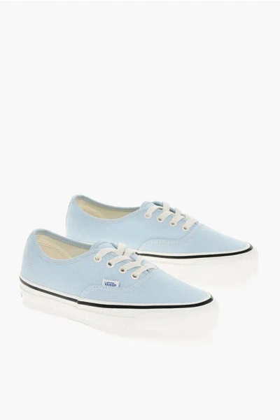 Vans Fabric Reissue 44 Low Top Sneakers With Contrasting Laces In Blue