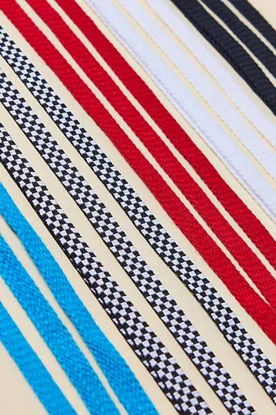 Vans Fat Shoe Laces In Black/white, Women's At Urban Outfitters In Multi