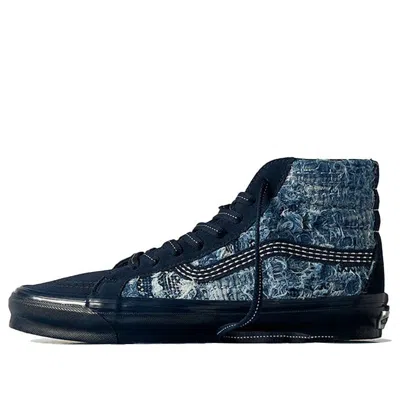 Vans Fdmtl X Og Sk8-hi Lx 'distressed Indigo' In Blue