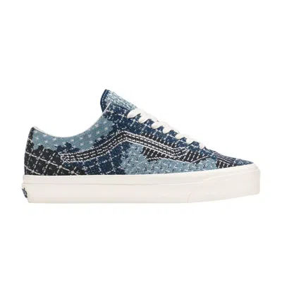 Pre-owned Vans Fdmtl X Old Skool 36 Engineered Knit 'sashiko Pack' | Blue | Men's Size 9.5