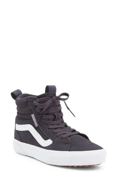 Vans Filmore High Top Sneaker In Suede Nine Iron