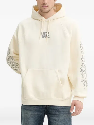 Vans Flame Motif Sweatshirt In Black