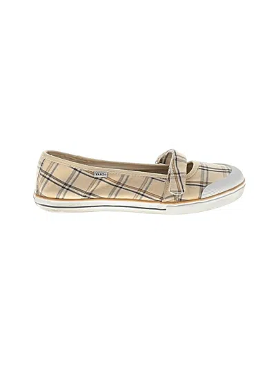 Pre-owned Vans Flats In Gold