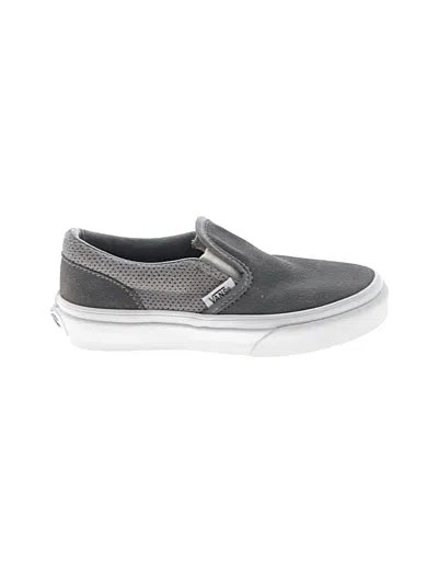 Pre-owned Vans Kids' Flats In Gray