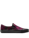 Vans Floral Slip-on Trainers In Black