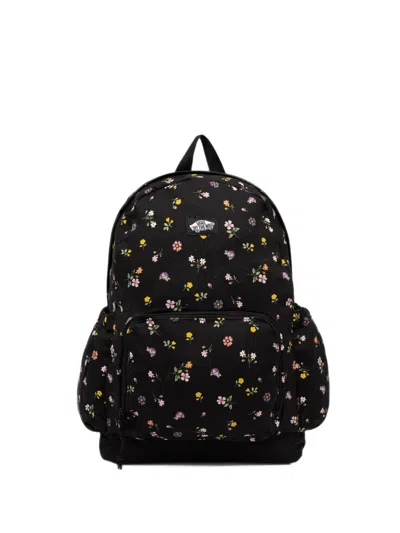Vans Floral-print Backpack In Black