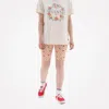 VANS FLYING V PRINT LEGGING SHORTS IN SUN BAKED / MARSHMALLOW