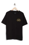 Vans Frat Lxvi Logo Cotton Graphic T-shirt In Black