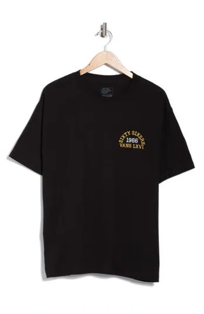 Vans Frat Lxvi Logo Cotton Graphic T-shirt In Black