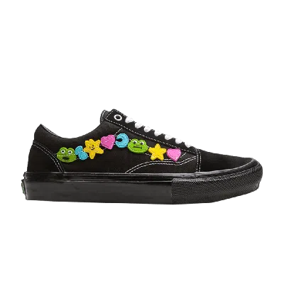 Pre-owned Vans Frog Skateboards X Skate Old Skool 'black'