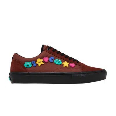Pre-owned Vans Frog Skateboards X Skate Old Skool 'brown'