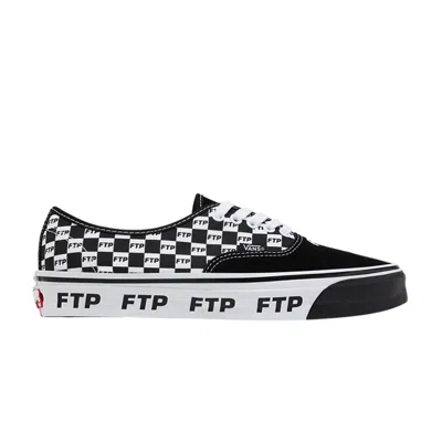 Pre-owned Vans Ftp X Authentic 44 'checkerboard' | Black | Men's Size 10.5