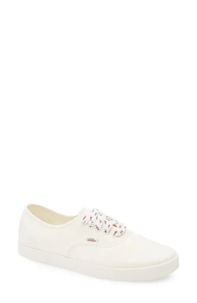 Vans Authentic Lowpro Sneakers Floral Laces Egret