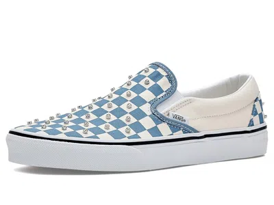 Vans Fu Classic Slip-on Athletic Shoes Rhinestone Glacial Slate :