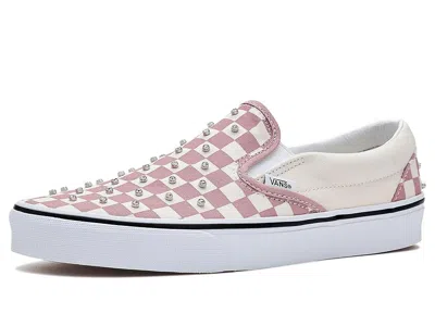 Vans Fu Classic Slip-on Athletic Shoes Rhinestone Misty Mauve :