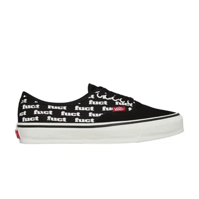 Pre-owned Vans Fuct X Slam Jam X Authentic Reissue 44 Lx 'black Marshmallow' | Men's Size 8