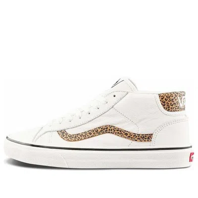 Vans General Mid Skool Skate Shoes 'white Brown'