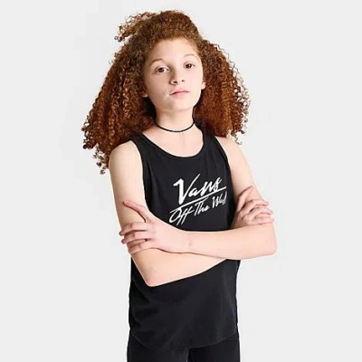 Vans Kids'  Girls' Go Anywhere Tank Top In Black