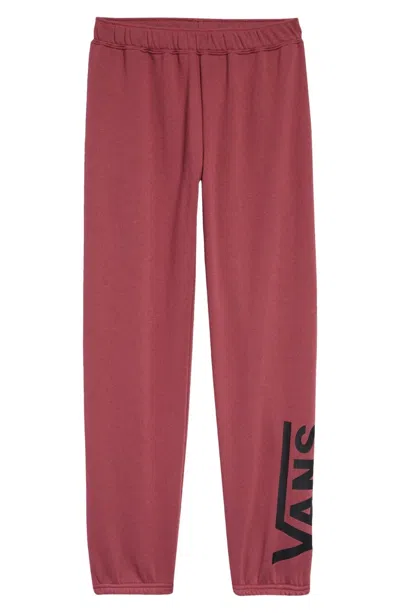 Vans Kids' Girls  Flying V Sweatpants Hawthorn Rose Tapered Leg Jogger Red569