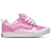 Vans Little Kids' Knu Skool Casual Shoes In Prism Pink/white