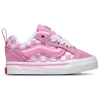 Vans Little Kids' Knu Skool Casual Shoes In Prism Pink/white