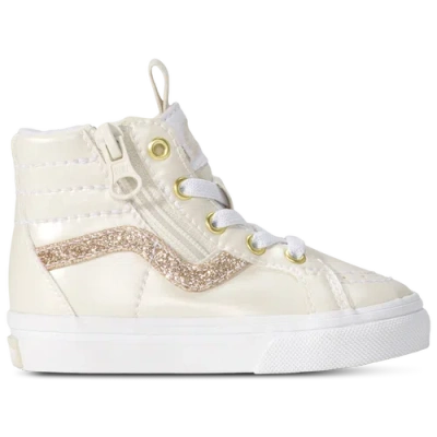Vans Kids' Girls   Sk8 Hi Dazzled In Neutral