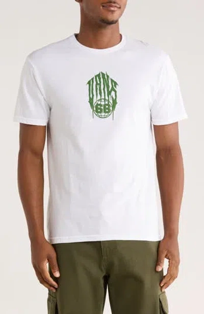 Vans Globetrodding Logo Graphic T-shirt In White