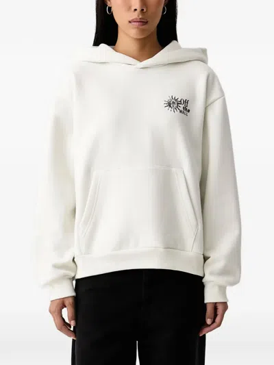 Vans Graphic-print Hoodie In Yellow