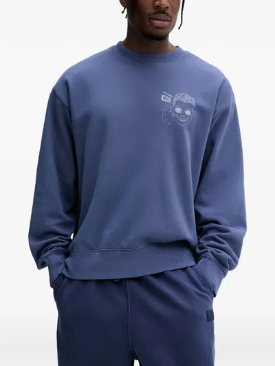 Vans Graphic-print Sweatshirt In Animal Print
