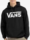 Vans Graphlogo-printc Hoodie In Black