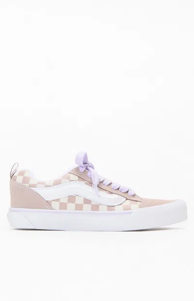 Vans Gray Checkerboard Knu Skool Sneakers