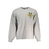 Vans Cozy Heather Gray Embroidered Sweatshirt In Gray