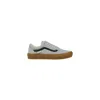 Vans Gray Suede Leather Sneaker In Animal Print