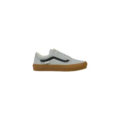 Vans Gray Suede Leather Sneaker In Animal Print