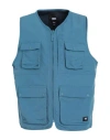Vans Great Escape Vest Man Jacket Navy Blue Size L Nylon In Navy Blue