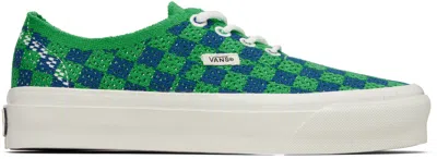 Vans Green & Blue Lx Authentic 44 Sneakers