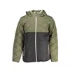 Vans Classic Green Hooded Jacket With Logo Accent In Green