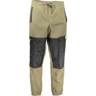 Vans Green Polyester Pant In Black