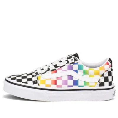 Vans (gs)  Ward 'rainbow Checkerboard' In Multi