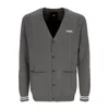 Vans Halecrest Men's Cardigan Charcoal Heather Cardigan In Gray