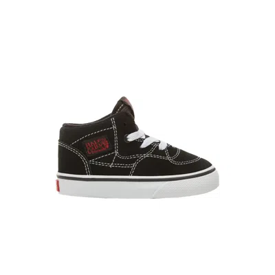 Pre-owned Vans Half Cab Toddler 'black Racing Red' | Infant Size 9