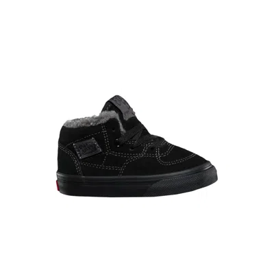 Pre-owned Vans Half Cab Toddler 'sherpa - Black' | Infant Size 9.5