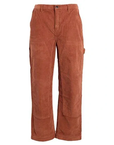 Vans High Road Groundwork Cord Pant Woman Pants Rust Size 29 Cotton In Red
