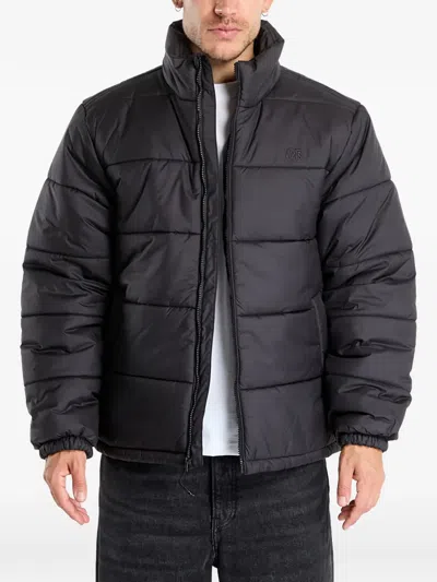 Vans Hillgate Zip-up Padded Jacket In Black