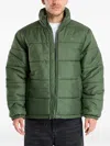 Vans Hillgate Zip-up Puffer Jacket In Green