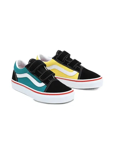 Vans Kids' Hook-and-loop Tape Trainers In Black
