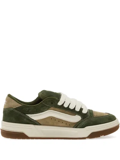 Vans Hylane Suede Panelled Sneakers In Green