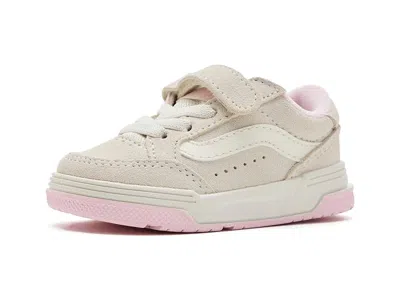 Vans Hylane V (infant/toddler) Kids Shoes Marshmallow/pink : 8.5 Toddler M, Leather In Neutral