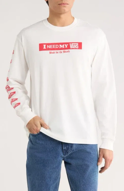 Vans I Need My  Graphic T-shirt In White