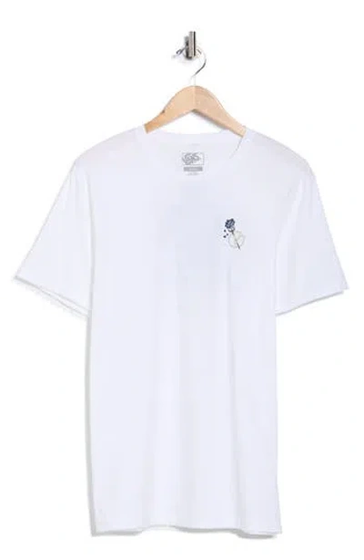 Vans In The Wind Graphic T-shirt In White